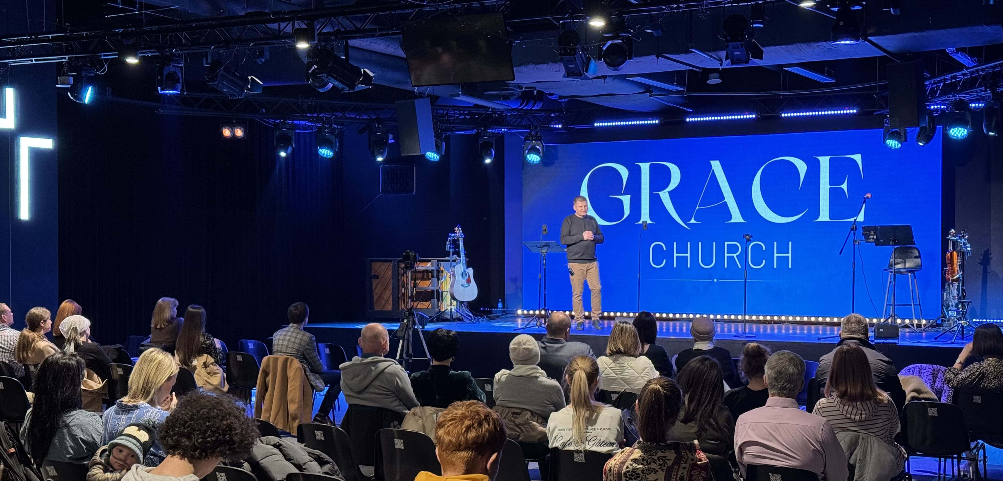 Church worship service